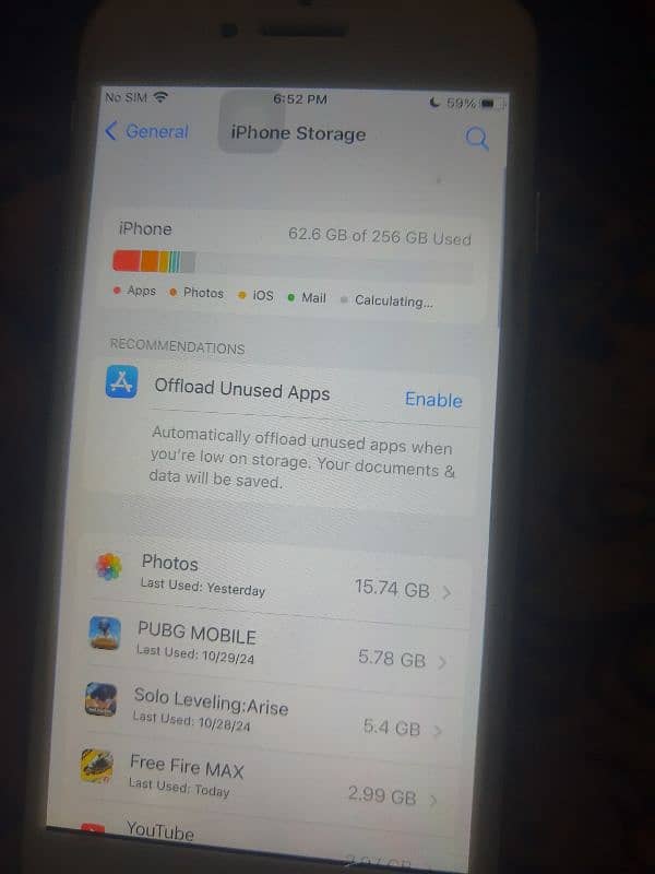 iphone 8 265GB exchange possible 7