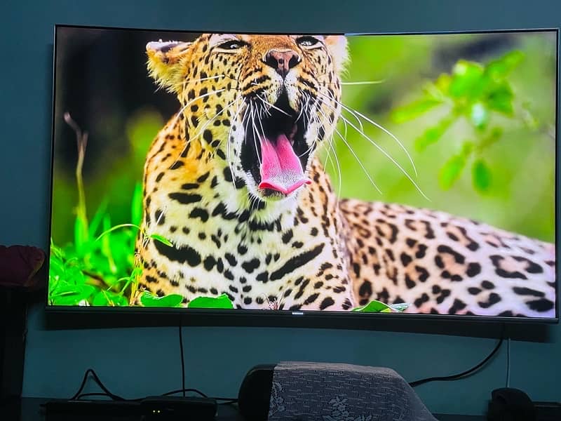 Samsung SUHD 4k  curved tv model no ua55ks7500 1