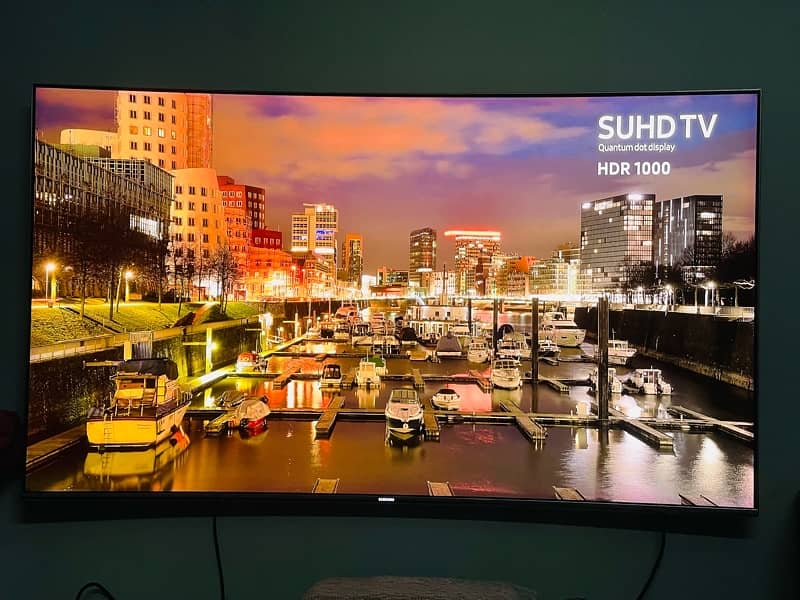 Samsung SUHD 4k  curved tv model no ua55ks7500 16