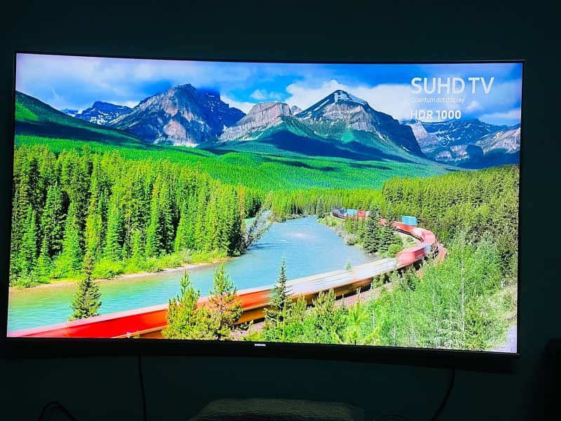 Samsung SUHD 4k  curved tv model no ua55ks7500 17