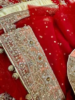 Beautiful Bridal Lehenga with embroidery on net fabric