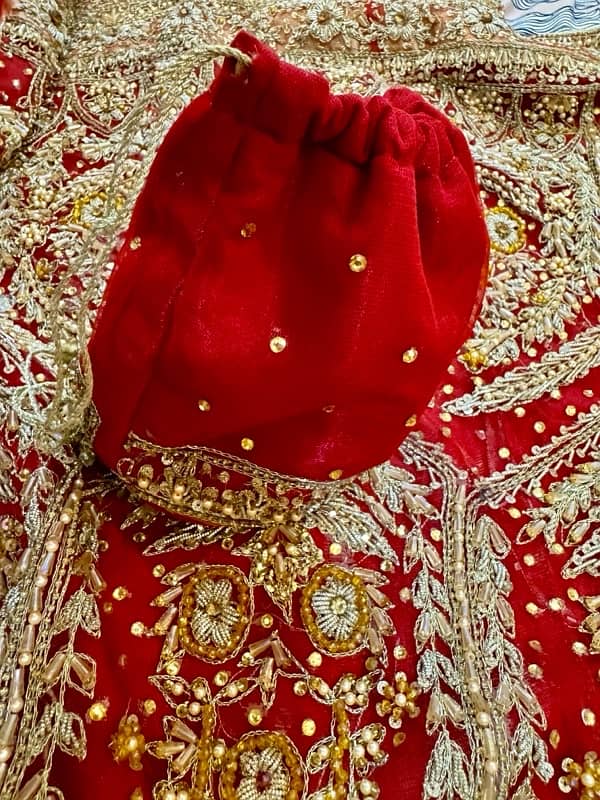 Beautiful Bridal Lehenga having embroidery on net fabric! 8