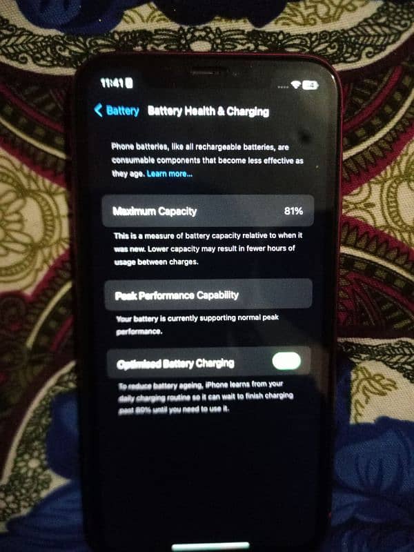 Iphone XR Non PTA 64GB 81 Battery health 8