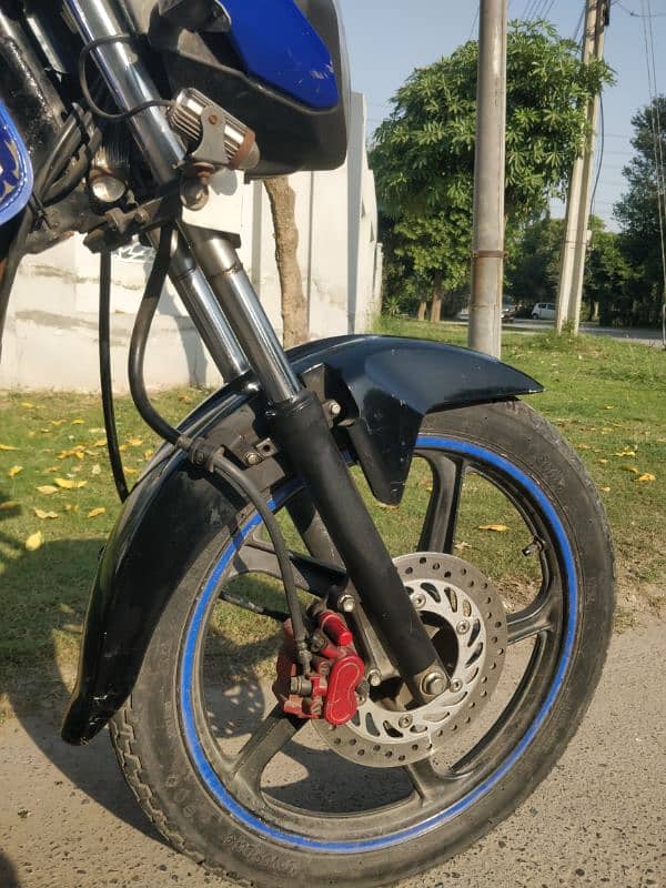 Honda cb 125f in blue colour for sale 9