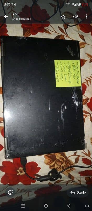 Thinkpad yoga 370  i5 7th Gen 7300u CPU 16GB Ram 256 SSD 0