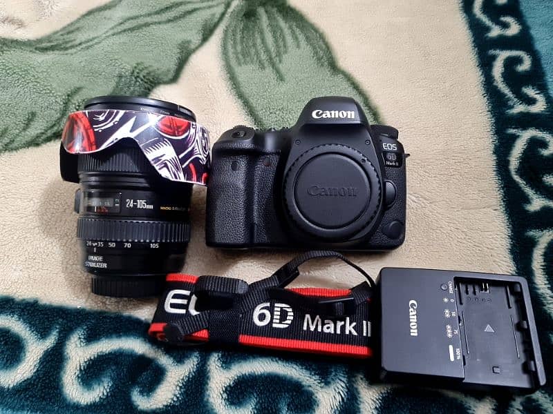 CANON 6D MARK ll 24-105mm ls usm 0