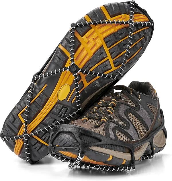 Yaktrax Walk Traction Cleats - 360-Degree Grip on Snow, Ice, 0