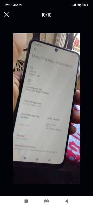 redmi note 11 6 GB 128 single SIM approved hai condition 10 by 8 8