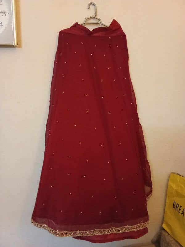 New Dark Red Bridal Dress/ Wedding Dress/Bride Lehnga 3