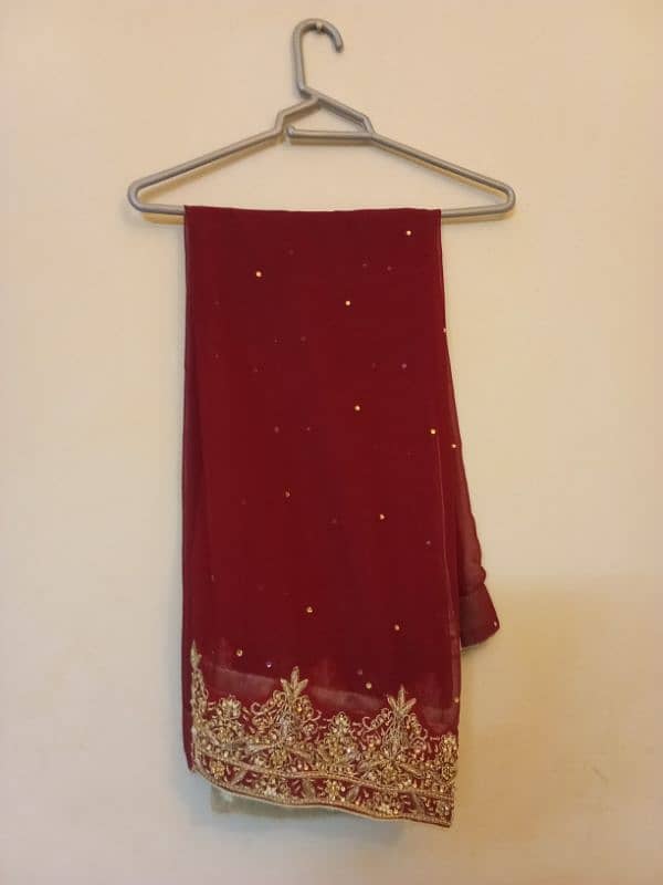 New Dark Red Bridal Dress/ Wedding Dress/Bride Lehnga 4