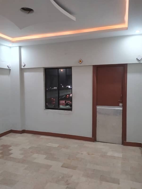 5 ROOMS FLAT FOR SALE IN SAIMA BLEASSING APARMENT NORTH KARACHI 3