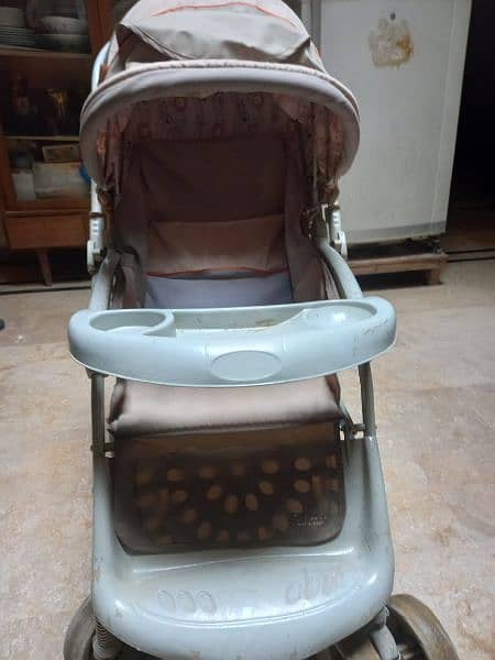 kids pram for sale in good condition 7