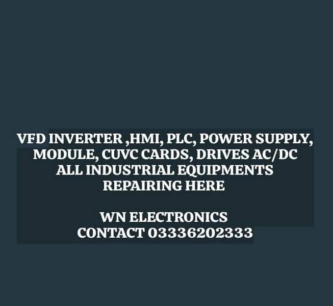 VFD INVERTER PLC HMI POWER SUPPLY MODULE INDUSTRIAL REPAIRING 2