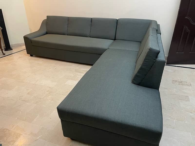 7 seater L Shaped Sofa Set And 2 Sofas with same theme 1