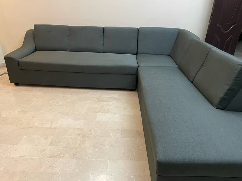 7 seater L Shaped Sofa Set And 2 Sofas with same theme 2