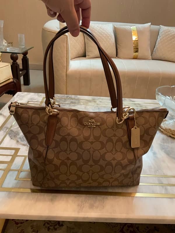 Coach Ava Tote In Signature Canvas/Luxury Handbags/Designer bags 0