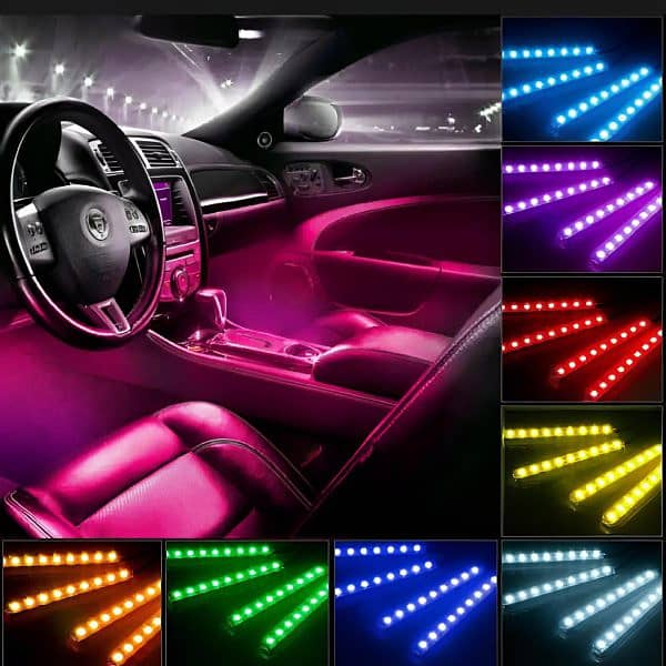 RGB LED Light Strip with Remote 1