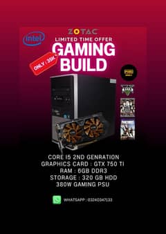 CORE I5 2nd Gen Gaming Pc