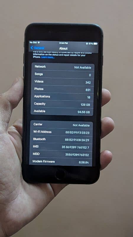 IPhone 8 Plus Non PTA JV 128 GB 8