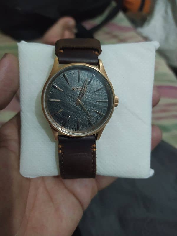 nixon sentry leather 0