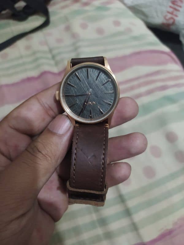 nixon sentry leather 2