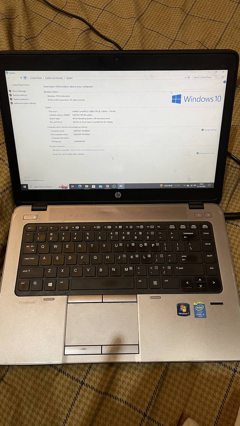 HP EliteBook 840 G2 i5 8GB 256SSD laptop 4