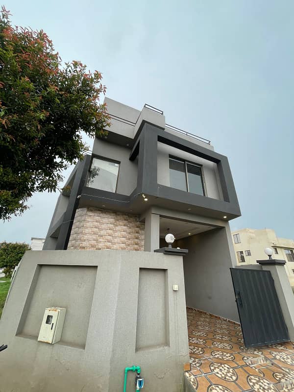 Corner + Main Road Brand New Low Budget 5 Marla House In DHA For Sale. 0