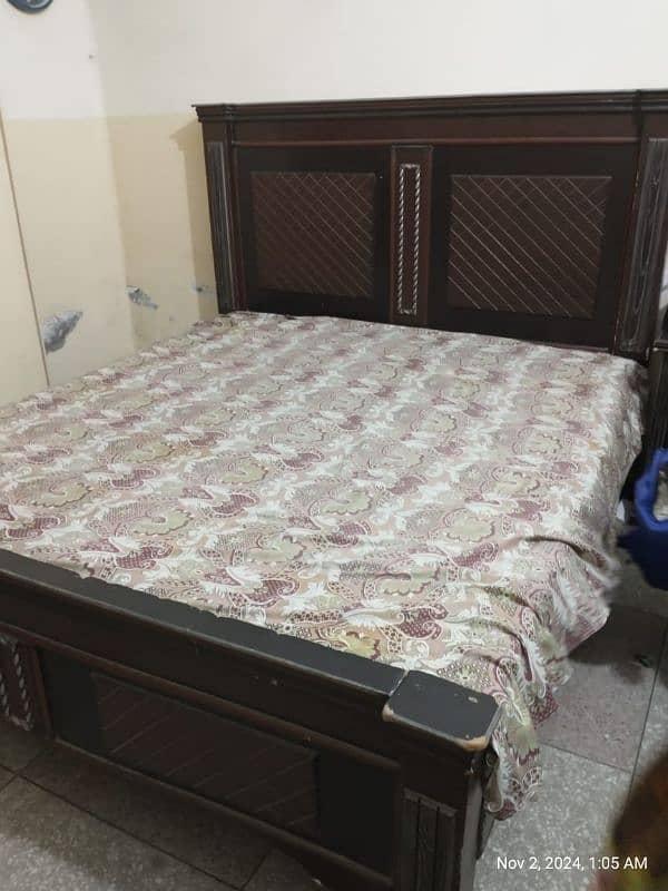 wooden bed set 1