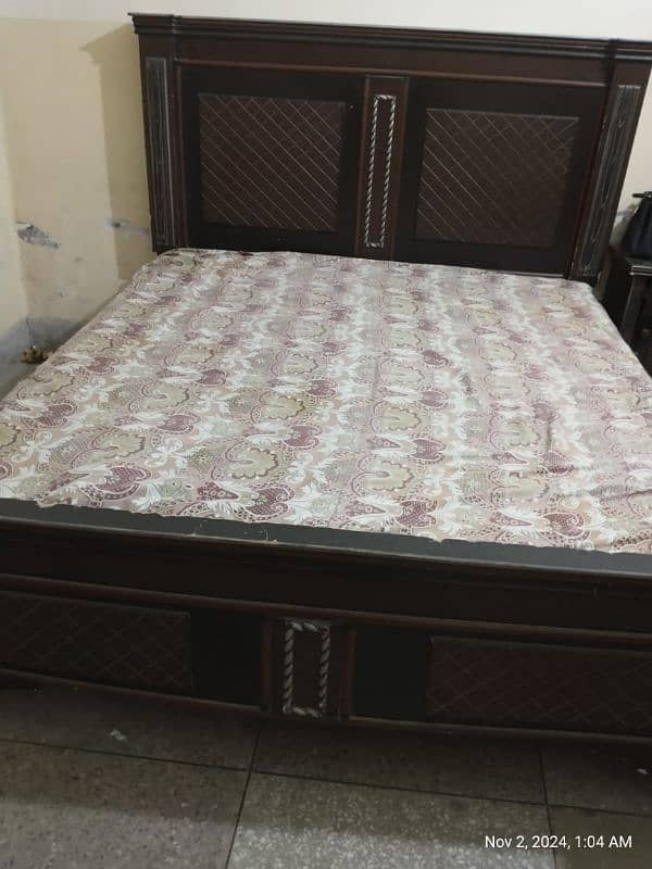 wooden bed set 2