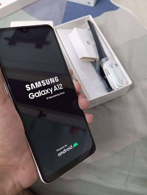 Samsungs galaxy A12 with complete box 0