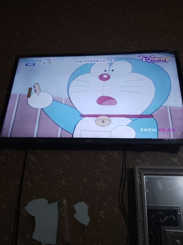 haier t. v condition ok 10 by 10 4