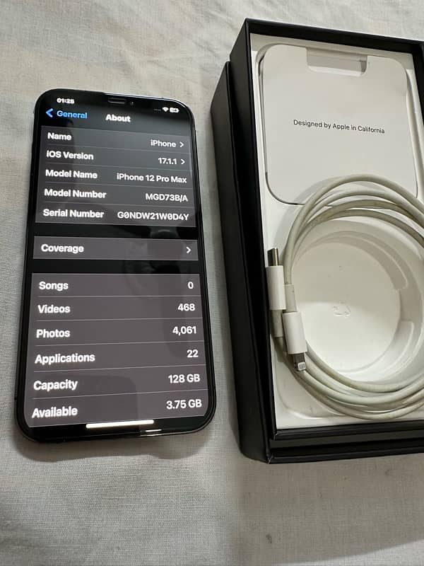 IPhone 12 Pro Max Non pta (128gb) 2