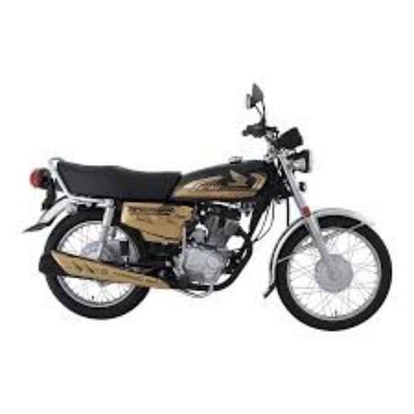 Brand New Honda CG-125 Normal and Special Edition GOLD Available 3