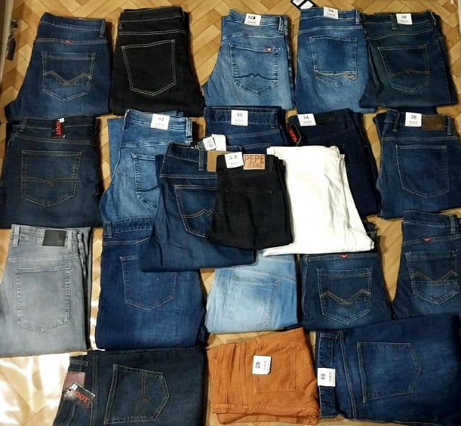 Jeans pants export Quality Left Over Wholesale 0