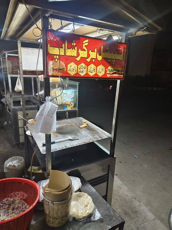 Burger counter full setup 1