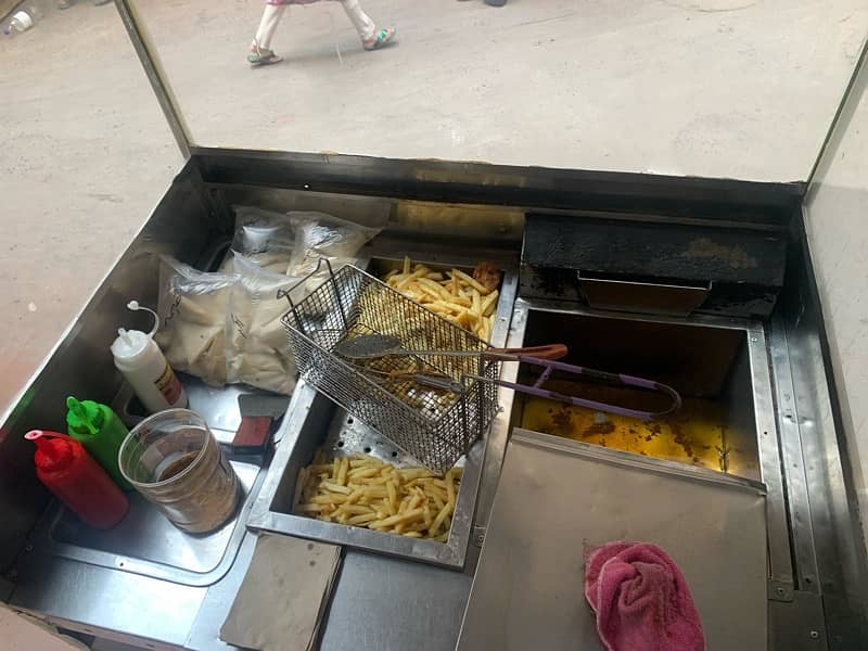 steel body gas fryer 0