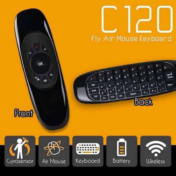 wireless air remote + keyboard remote for led, Android box 0