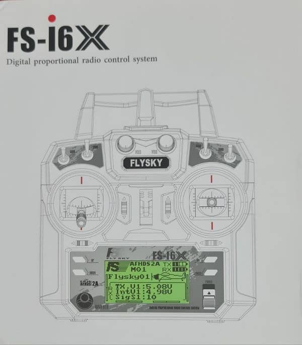 flysky FS-i6x 10ch 2.4Ghz Rc Transmitter with FS-ia10B RX. . Brand new 0