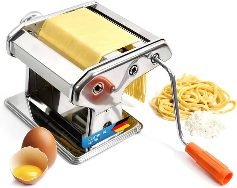 3 in 1 Heavy Duty Stainless Steel Pasta Machine, Noodle Machine Pasta 3