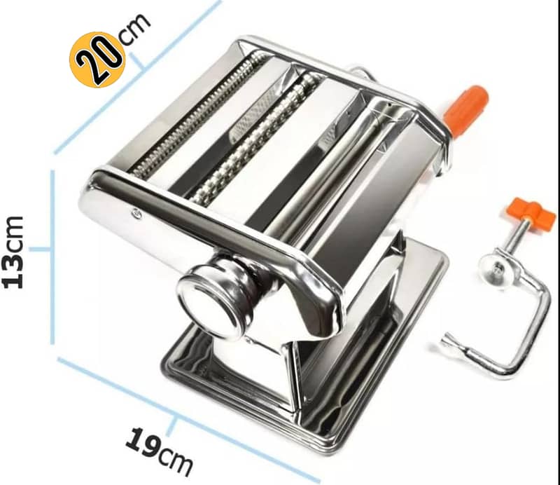 3 in 1 Heavy Duty Stainless Steel Pasta Machine, Noodle Machine Pasta 4