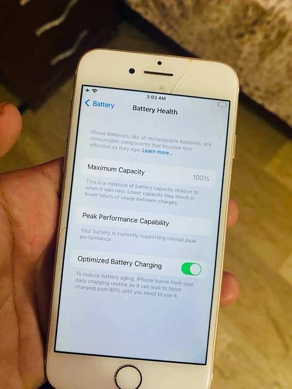 iphone 7 32GB golden colour pta approved  BATTERY 8/10 2