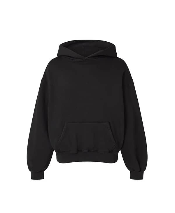 Jet Black hoodie 400GSM 0