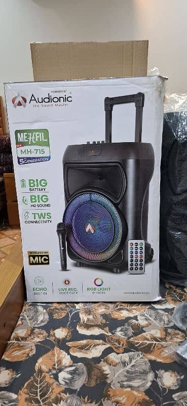 AUDIONIC MH 715 NOT USED BRAND NEW SPEAKER WITH FULL 1 YEAR WARRANTY 8