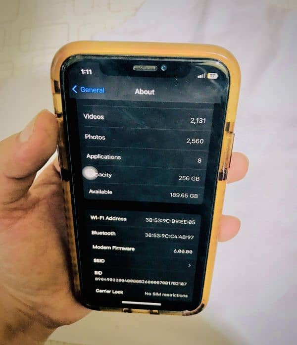 IPhone XS 256GB Dual PTA Approved 5