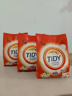 5packs of 1 kg TIDY WASHING POWDER