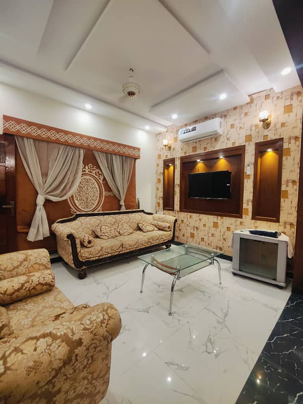 Luxury Furnished Lower Portion Available for Rent on Daily, Weekly & Monthly Basis in Bahria Town Lahore 14