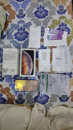 iPhone XS Max 64GB With Box & Cable Dual PTA Approved Physical + Esim