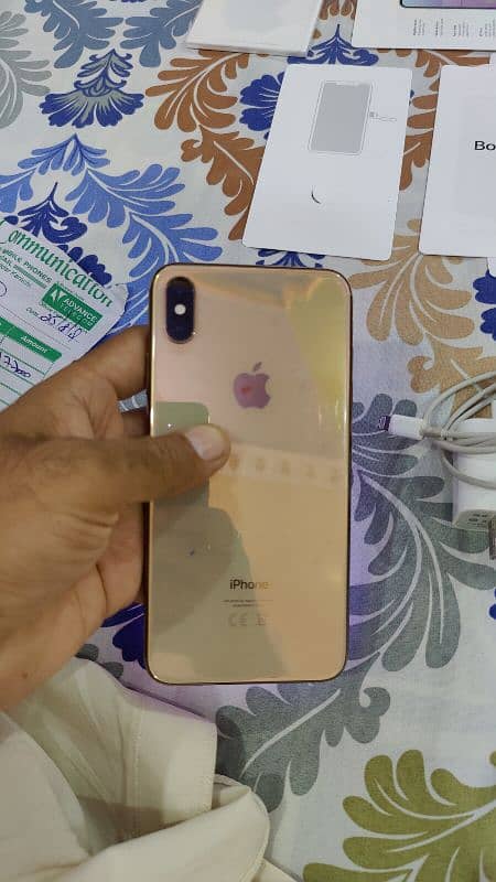 iPhone XS Max 64GB With Box & Cable Dual PTA Approved Physical + Esim 5