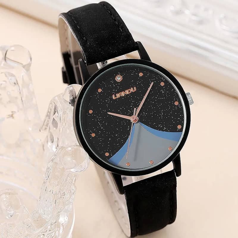 2 Set Fashion Casual Ladies Simple Dial Quartz Wrist watches 4