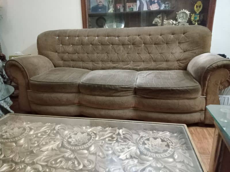 2 Used Sofa Sets – 11-Seater Capacity! 1